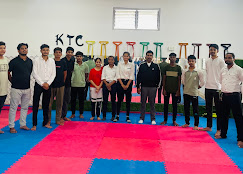 KTC Vijay Nagar dojo with belt ranks on display